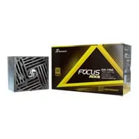 750W Seasonic FOCUS GX, Fully Modular, ATX 3.1, PCIe 5.1, 80 PLUS Gold, EPS, Single Rail, 62A, 135mm Fan, PSU, Black
