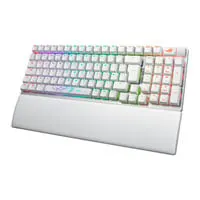 ASUS ROG Strix Scope II 96 White RGB Mechanical Keyboard, ROG NX Snow, N-Key Rollover, Anti Ghosting, 2.4GHz/BT