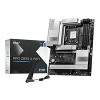 MSI PRO Z890-A Wi-Fi, Intel Z890, 1851, DDR5, PCIe 5.0, 4 x M.2, 5GbE, Wi-Fi 7, USB 3.2, Intel XMP, ATX