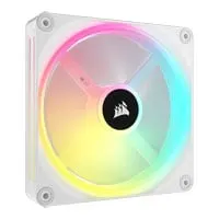 140mm CORSAIR iCUE LINK QX140 RGB White, 7 Blade, PWM, ARGB LEDs, Magnetic Bearing, Single Fan Expansion Kit, iCUE LINK