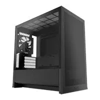 NZXT H3 Flow, microATX Chassis, Black, Tempered Glass, 1x F12OQ Fan, Reverse Connection Ready, mATX, mITX