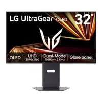 32" LG UltraGear 32GX850-B Gaming Monitor, OLED, 4K 165Hz / FHD 330Hz Dual Mode, 0.03ms, FreeSync , HDMI / DP / USB