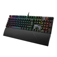 ASUS ROG Strix Scope II X Mechanical Gaming Keyboard, UK Layout, Wired, ROG NX Snow V2 Switches, RGB, USB 2.0