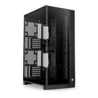 Thermaltake CAPO X Dual System Chassis, Dual MicroATX Tower, Black, USB-C / USB-A, 3.5mm, Back-Connect, mATX / mITX