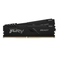 Kingston Fury Beast 16GB (2x8GB) DDR4 3200MHz Memory Kit - Black - KF432C16BBK2/16