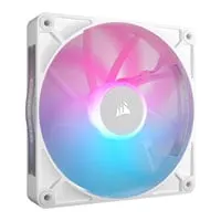 140mm CORSAIR iCUE LINK RX140 RGB, White, 7 Blade, PWM, Magnetic Dome Bearing, Single Fan Expansion Kit, iCUE Link