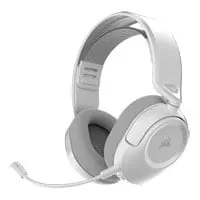 CORSAIR HS35 v3 Wireless Gaming Headset, White, 50mm Neodymium Drivers, Omnidirectional Mic, USB / BT / 2.4GHz