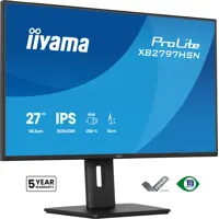 iiyama XB2797HSN-B1 27" IPS LCD USB-C Dock Display with 65W Charging & Height Adjustable