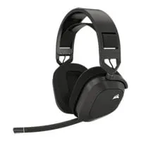 CORSAIR HS80 MAX Headset, Grey, Dolby Atmos, 50mm Neodymium Drivers, Wireless, 2.4GHz RF/BT, PC/Mac/Console