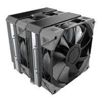 Montech NX600 CPU Cooler, Black, Dual Tower, 6 Heatpipes, 2x 120mm PWM Fans, 2000RPM, 85.09CFM, Copper, Intel / AMD