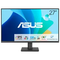 27" ASUS VA279HG Eye Care Gaming Monitor, IPS, 1920x1080, Adaptive-Sync, 1ms, 120Hz, 1500:1, 300cd/m², HDMI / VGA