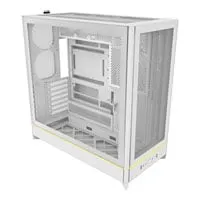 Montech HS01 Mid Tower Chassis, White, Reversible Layout, 2x USB 3.0, 1x USB-C, ATX / mATX / mITX