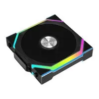 120mm Lian Li UNI FAN SL Wireless, Reverse Flow, Black ARGB, 7-Blade, 2000RPM, 69.5CFM, FDB, L-Connect, Single Fan