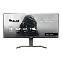 34" iiyama G-Master GCB3482WQSU-B1 Monitor, 1500R, VA, 3440x1440, 120Hz, 0.6ms, FreeSync, 3000:1, 500cd/m², HDMI / DP