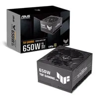650W ASUS TUF Gaming Gold EVO PSU, Black, Fully Modular, 80 PLUS Gold, Single Rail, 54.16A, 135mm DBB Fan, ATX 3.1