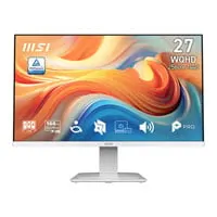 27" MSI PRO MP273QW E14 Monitor, IPS, 2560x1440, 144Hz, Adaptive Sync, 1ms, HD Ready, HDMI 2.0b / DP 1.2a