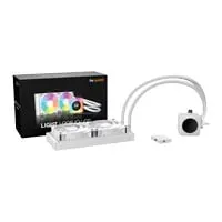 be quiet! Light Loop IO LCD 240mm AIO Cooler, White, 2.1" LCD Display, 2x Light Wings LX Fans, IO Connector, Intel / AMD