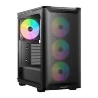 be quiet! Pure Base 501 LX, Black, Mid Tower, 3 x 120mm ARGB Fans + 1 x 140mm ARGB Fan, USB 3.2 Gen2, ATX / mATX / mITX