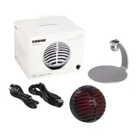 Shure MOTIV MV5 (Black) USB Microphone with 3 Recording Modes, Headphone Monitoring for Mac/iOS/Windows/Android