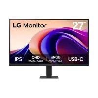 27" LG 27U631A-B Gaming Monitor, IPS, 2560x1440, 100Hz, 5ms, 1000:1, 250cd/m², HDR10, HDMI / USB-C / Headphone Out