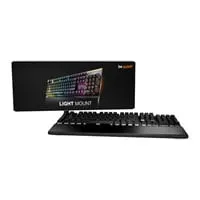 be quiet! Light Mount Mechanical Keyboard, Silent Tactile Black Switches, ISO, NKRO, ARGB, Wired, USB 2.0, PBT