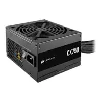 750W CORSAIR CX750, Fully Wired, 80PLUS Bronze, Single Rail, 62A, 120mm Fan, ATX PSU