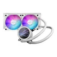 ASUS Ryuo III 240 ARGB White, 240mm All-In-One Hydro CPU Cooler, 2x 120mm ROG AF 12S ARGB Fans, Aura Sync, Intel / AMD