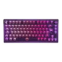 CORSAIR K65 PLUS WIRELESS 75% RGB Mechanical Gaming Keyboard, Atomic Purple, CORSAIR MLX Red V2 Switches, NKRO