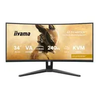 34" iiyama G-Master GCB3486WQSCP-B1 Monitor, 1500R, VA, 3440x1440, 240Hz, 0.4ms, FreeSync, 4000:1, 500cd/m², HDMI / DP