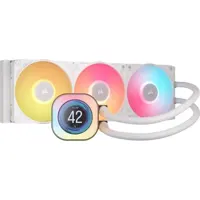 CORSAIR iCUE LINK TITAN 360 RX 360mm LCD RGB Liquid CPU Cooler - White - CW-9061026-WW