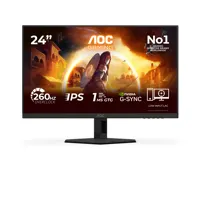 AOC 24G4ZRE 24" Fast IPS Full HD 260Hz 0.3ms Gaming Monitor