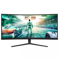34" Philips Evnia 34M2C3500L/00 Curved Gaming Monitor, 1500R, VA, 3440x1440, 1ms, 180Hz, 1M:1, HDR10, 300cd/m², HDMI/DP