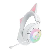 Razer Kraken Kitty V3 Pro Wireless Gaming Over-Ear Headset with Chroma RGB - White