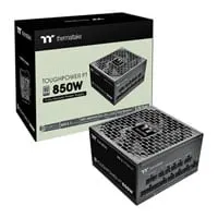 850W Thermaltake Toughpower PT, Black, Fully Modular, PCIE 5.1, 80PLUS PLATUNUM, Single Rail, 70.8A, 135mm Fan, ATX3.1