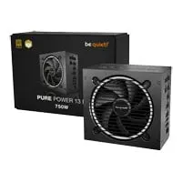 750W be quiet! Pure Power 13 M, Fully Modular, 80PLUS Gold, Single Rail, 62.5A, 12V-2x6, ATX 3.1 Power Supply