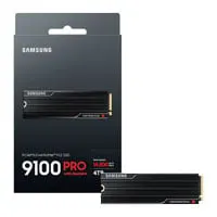 4TB Samsung 9100 PRO w/ Heatsink, M.2 2280, PCIe 5.0, NVMe SSD, V-NAND TLC, 14800 MB/s, 13400 MB/s, 2200K / 2600K IOPS
