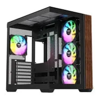 Thermaltake View 380 WS ARGB Mid Tower Chassis, Black, 4 x ARGB Fans, USB-C, Back-Connect, ATX / mATX / mITX