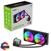 GameMax Iceburg 240mm ARGB All-in-One Liquid Cooler - Black - GMX-ICB-240ARGB