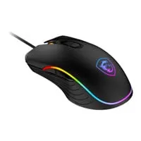 MSI Forge GM300 Gaming Mouse, Wired, Black, Optical Sensor, Micro Switch, Adjustable DPI, RGB LED, USB2.0