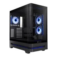 Thermaltake Arcus 290 TG ARGB Chassis, Black, Mid Tower, 3x ARGB PWM Fans, USB-C, Back-Connect, ATX / mATX / mITX