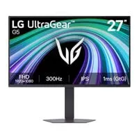27" LG UltraGear G5 27G550B-B Gaming Monitor, IPS, 1920 x 1080, 300Hz, 1ms, HDR10, HDMI 2.0 / DP 1.4