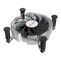 Akasa AK-CC6601EP01 Low Profile CPU Cooler, 1x 75mm PWM Fan, Aluminium, Intel LGA1851/1700, 35W TDP, 26.9mm Height