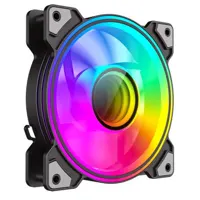 GameMax Infinity 120mm Dual-Ring ARGB Fan - Black
