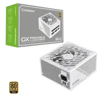 GameMax GX-850W Pro 80 Plus Gold PSU Modular ATX 3.0 PCIe 5.0 850W Power Supply - WHITE