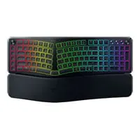 Razer Pro Type Ergo Wireless Gaming Keyboard, Full Size, Black, RGB, Scissor Switch Membrane, USB / BT / 2.4GHz, US