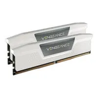 32GB (2x16GB) CORSAIR DDR5 Vengeance White, PC5-51200 (6400), Non-ECC Unbuffered, CAS 32, XMP 3.0, 1.4V
