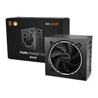 850W be quiet! Pure Power 13 M, Fully Modular, PCIE 5.1 80PLUS Gold, Single Rail, 70.9A, 12V-2x6, ATX 3.1 PSU