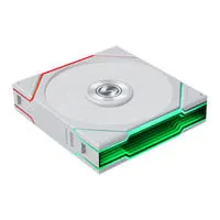 120mm Lian Li Uni Fan TL Flex, White, 9 Blade, 2600RPM, 90.1CFM, PFD Bearing, PWM + ARGB, L-Connect 3