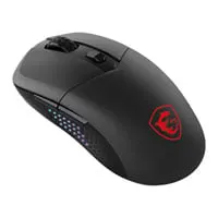 MSI Versa 300 Elite Wireless Gaming Mouse, Black, RGB, Optical, PixArt PAW3395DM, OMRON Switches, 2.4 GHz / BT5.3 / USB
