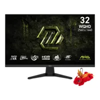 MSI MAG 325QF E18V 31.5" Wide Quad HD Rapid VA 180Hz 0.5ms Adaptive-Sync Gaming Monitor
